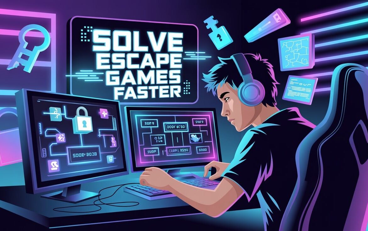 How to Solve Escape Games Faster with Smart Strategies